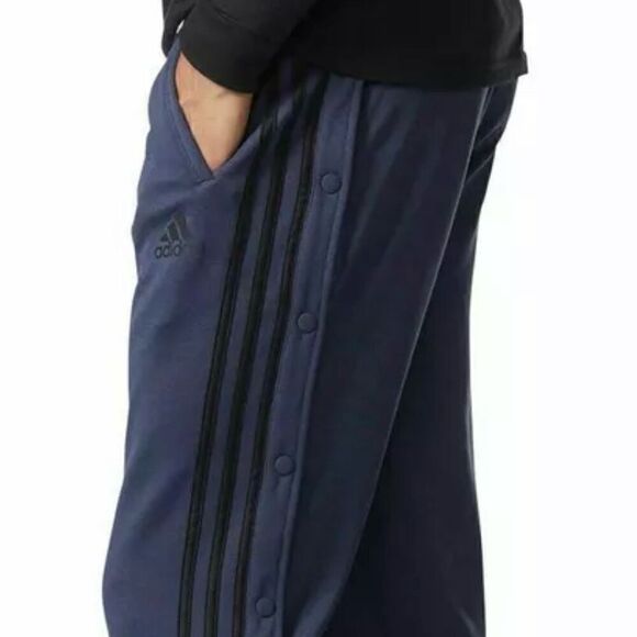 Mens Adidas ID Track Snap Pants Trace Blue Tear away size S - Picture 1 of 5